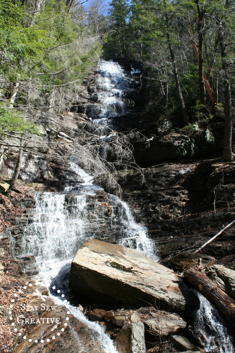 Day Hike To Lye Brook Falls, Manchester, VT - Stay Sew Creative