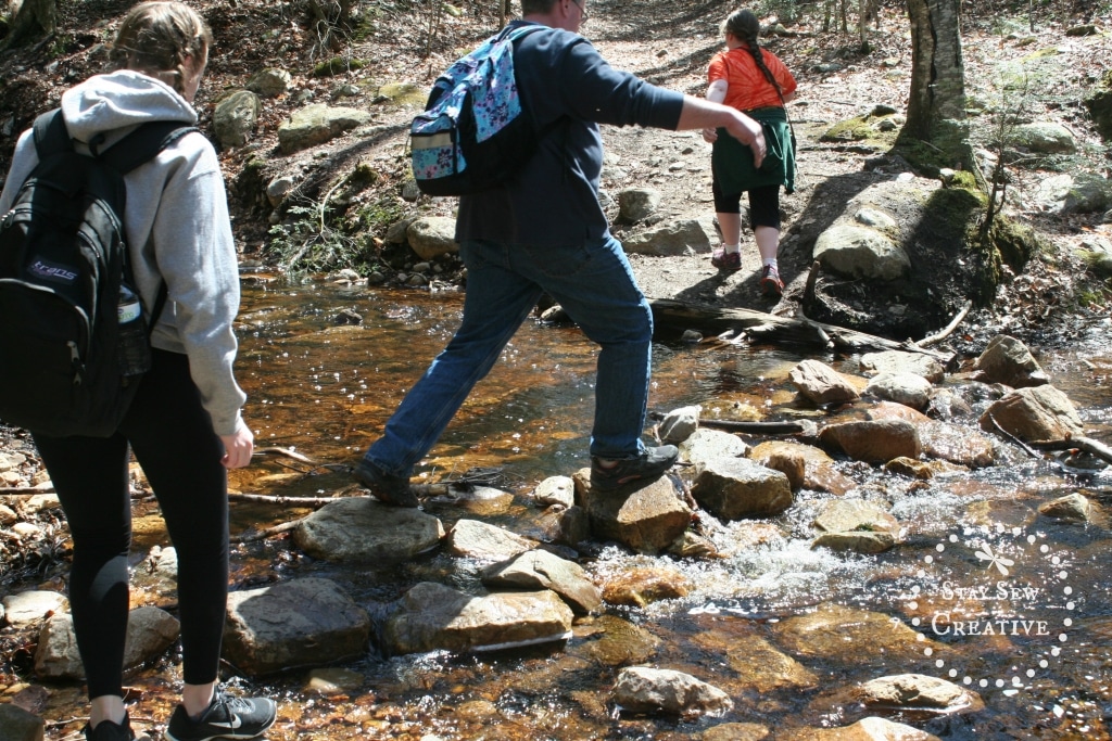 One of the streams on the Lye Brook Falls Trail