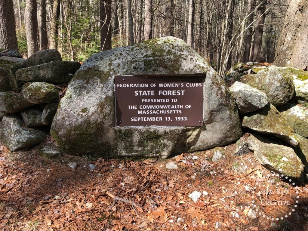 Plaque set in stone